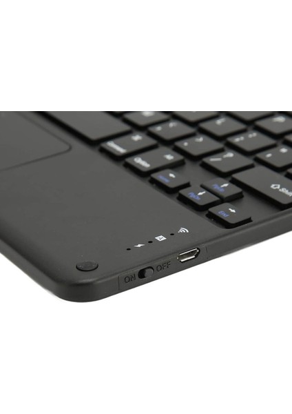 Sprange M50 10.4" Uyumlu Kablosuz Bluetooth Şarjlı Touchpad'li Türkçe Q Klavye - Siyah