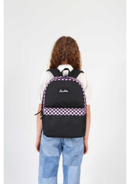 Suya Dayanıklı Basic Colors Okul Sırt Çantası Pembe Check K1631 Back To School Sırt Çantası Pembe T fiyatları