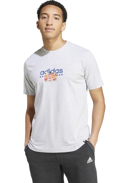 M Codes Spw L T Erkek Gri Tişört - IW2638