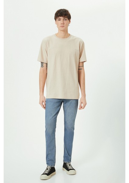 Erkek Mavi Jean Pantolon - 4SAM40302ND