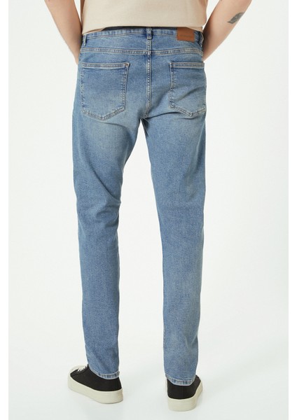 Erkek Mavi Jean Pantolon - 4SAM40302ND modelleri