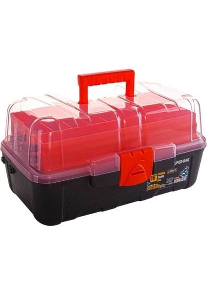 Süper-Bag 16" Raflı Balıkçı Takım Çantası
