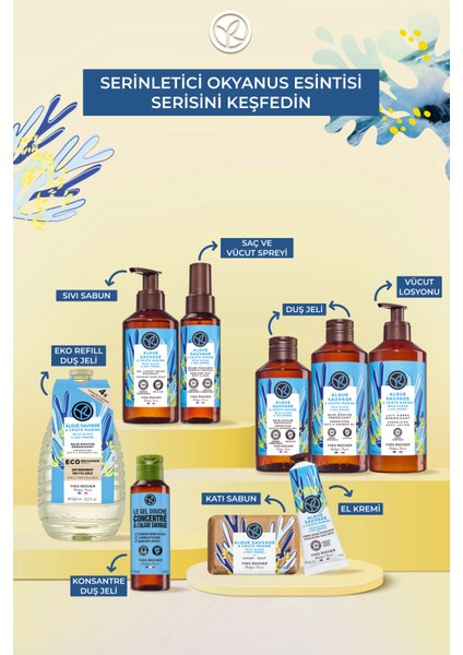 Yves Rocher Nemlendirici Duş Jeli-Serinletici Okyanus Esıntısı-200ml-13874