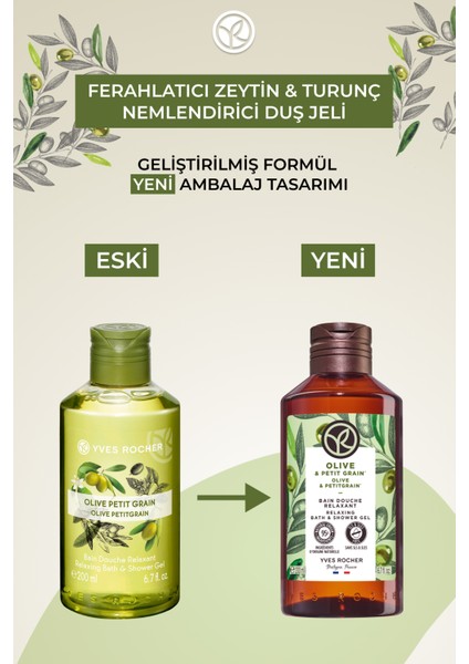 Duş Jeli - Nemlendirici Ferahlatıcı Zeytin Turunç -SLS,SLES İçermez,Vegan-200ml fiyatları