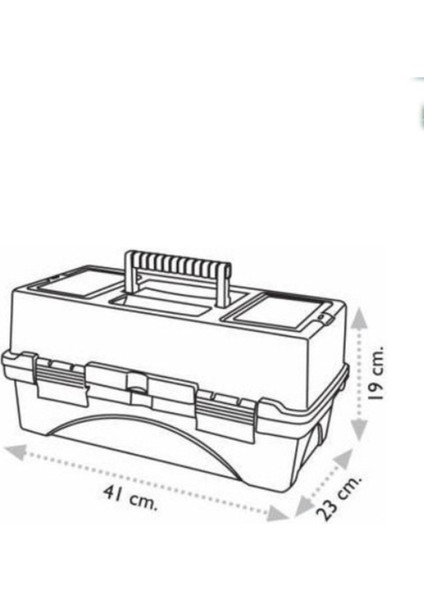 Genel Markalar Siyah 17" Raflı Balıkçı Çantası modelleri