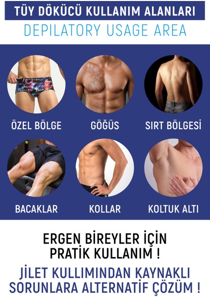 Axıon Pratik Tüy Dökücü 200 Ml Erkek