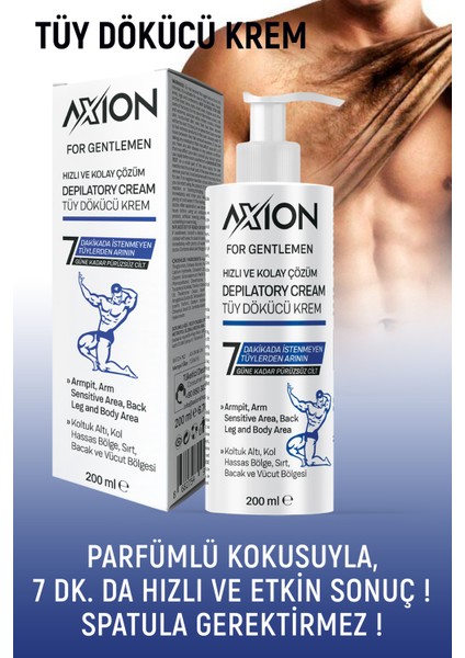 Axıon Pratik Tüy Dökücü 200 Ml Erkek