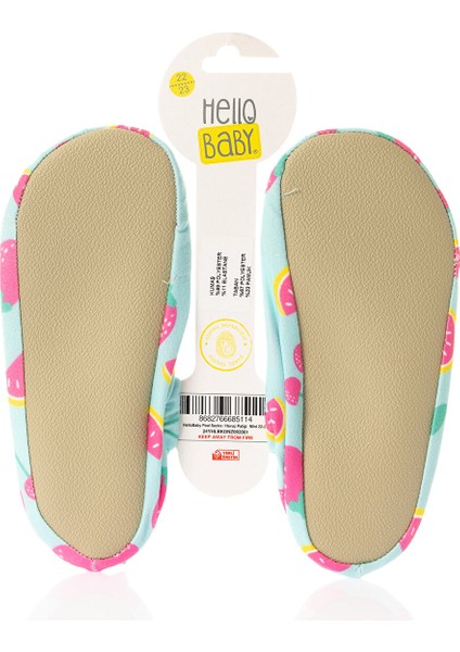 HelloBaby Meyveler Baskılı Deniz Ayakkabısı Kız Bebek modelleri