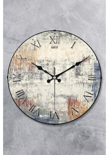 Siyah Dekoratif Gerçek Cam Bombe Sessiz Mekanizma Duvar Saati 36 cm 36 x 36 Modern Plastik Yuvarlak