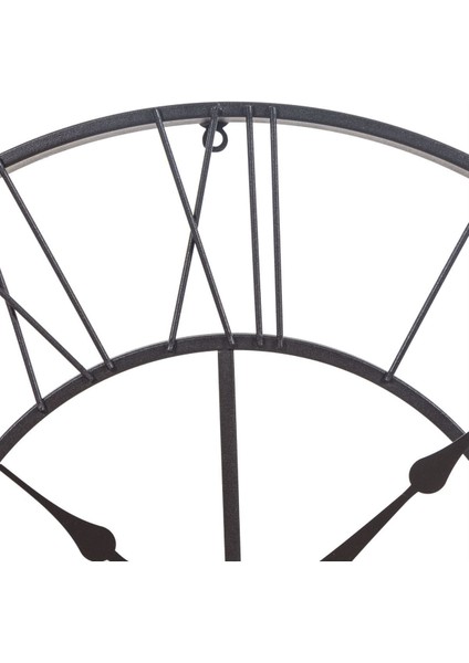 Metal Iron Duvar Saati Mat Siyah 70 cm 20 x 70 Siyah Kare Modern fiyatları