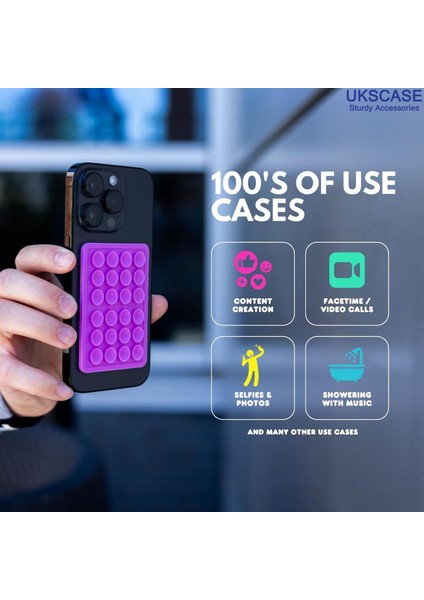 Vantuzlu Telefon Tutucu ''ahtapot Mk2'' Pürüzsüz ve Düz Yüzeylere Sıkıca Tutunur modelleri