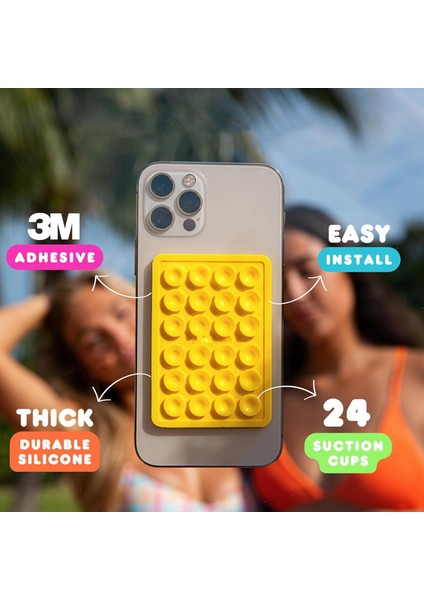 Vantuzlu Telefon Tutucu ''ahtapot Mk2'' Pürüzsüz ve Düz Yüzeylere Sıkıca Tutunur indirimleri