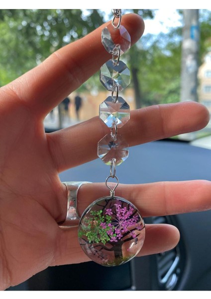 Yaşam Ağacı Kristal ve Epoksi Erkek Araba Dikiz Aynası Süsü Hediyelik fırsatları