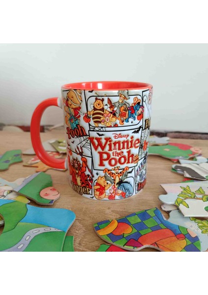 Mugs And Love Winny The Pooh Korku Serisi 3D Baskı Kupa