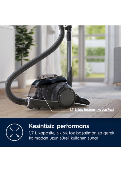 71 Dba - 80 Dba Pure C9 PC91-8STM 72 Db Toz Torbasız LED Başlıklı Elektrikli Süpürge- 10 Yıl Motor fiyatları