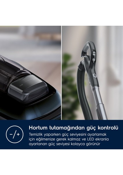 71 Dba - 80 Dba Pure C9 PC91-8STM 72 Db Toz Torbasız LED Başlıklı Elektrikli Süpürge- 10 Yıl Motor fırsatları