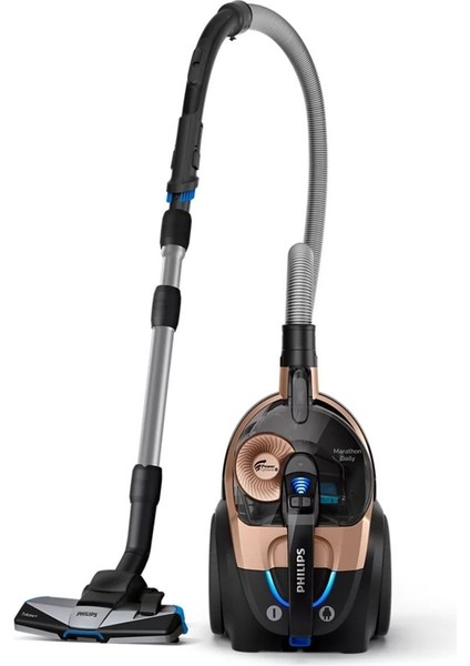 50 Hz / 60 Hz Phlips Marathon Daily Torbasız Elektrikli Süpürge XB7151/07 Mekanik C / F 220 - 240 V
