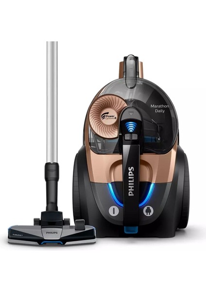 50 Hz / 60 Hz Phlips Marathon Daily Torbasız Elektrikli Süpürge XB7151/07 Mekanik C / F 220 - 240 V modelleri