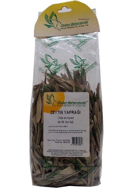 Zeytin Yaprağı Doğal 50 gr Paket