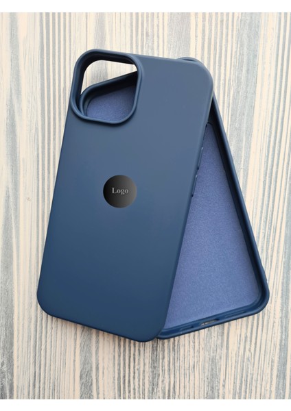 Apple iPhone 15 ile Uyumlu Lansman Içi Kadife Esnek Silikon Kılıf
