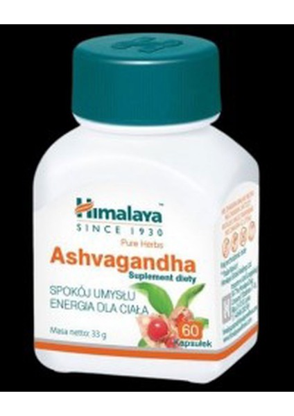 Ashwagandha - Hindistan Menşei - 60 Kapsül - 500 mg