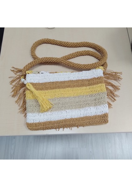 Kadın El Emeği Hasır Çapraz Çanta indirimleri