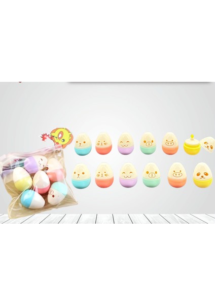 6'lı Çantalı Yumurta Fosforlu Kalem fiyatları