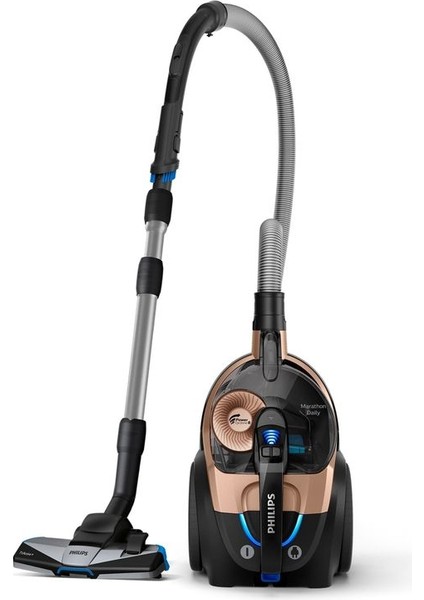 500-1500 Watt Marathone Daily Torbasız Elektrikli Süpürge 50 Hz C Toz Torbasız 61 Dba - 70 Dba H13 indirimleri