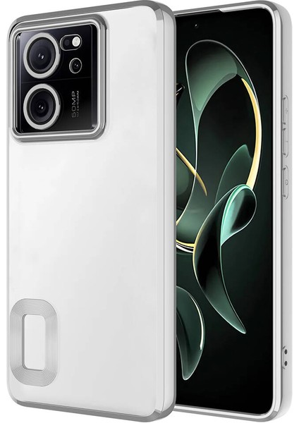 Xiaomi Mi 13T Kılıf Kamera Korumalı Logo Gösteren Omega Kapak