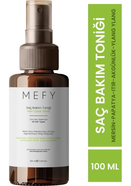 Nemlendirici, Kepek Karşıtı, Besleyici ve Parlatıcı Saç Toniği 100 ml