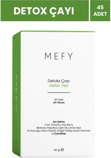 Detox Çayı Destekleyici Bitki Çayı 45'li Paket