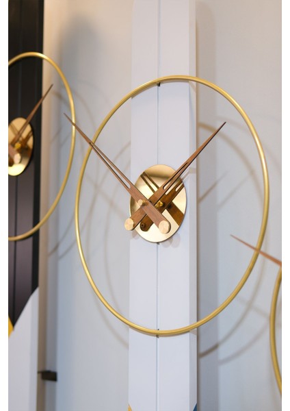 Ahşap - Metal Lacivert Endless Masif Lake Duvar Saati indirimleri