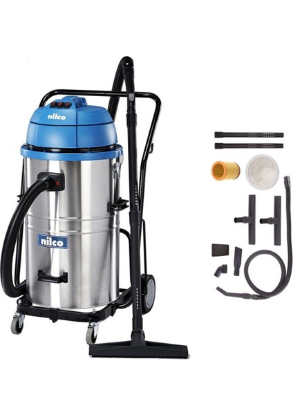 2 Yıl P 310 3 Motorlu Islak Kuru Vakum Makinesi Mekanik 71 Dba - 80 Dba Resmi Distribütör Garantili