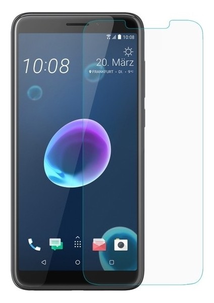 Htc Desire 12 Plus Uyumlu Ekran Koruyucu Esnek Özel Nano Yapı 4K Kalite Şeffaf Esnek Nano Cam Transparent Flexible Nano Glass