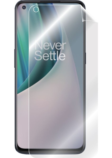 Oneplus Nord N10 5g Uyumlu Ekran Koruyucu Esnek Özel Nano Yapı 4K Kalite Şeffaf Esnek Nano Cam Transparent Flexible Nano Glass