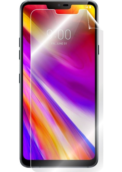 Lg G7 Uyumlu Ekran Koruyucu Esnek Özel Nano Yapı 4K Kalite Şeffaf Esnek Nano Cam Transparent Flexible Nano Glass
