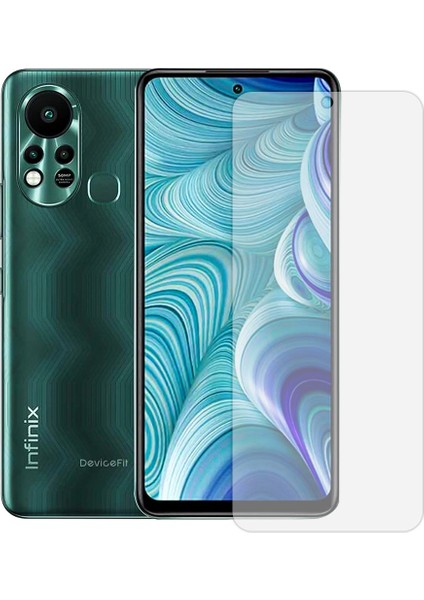 Infinix Hot 11S Uyumlu Ekran Koruyucu Esnek Özel Nano Yapı 4K Kalite Şeffaf Esnek Nano Cam Transparent Flexible Nano Glass