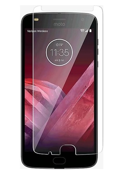 Lenovo Moto Z2 Play Uyumlu Ekran Koruyucu Esnek Özel Nano Yapı 4K Kalite Şeffaf Esnek Nano Cam Transparent Flexible Nano Glass