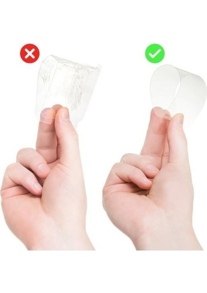 Xiaomi Mi Note 2 Uyumlu Ekran Koruyucu Esnek Özel Nano Yapı 4K Kalite Şeffaf Esnek Nano Cam Transparent Flexible Nano Glass