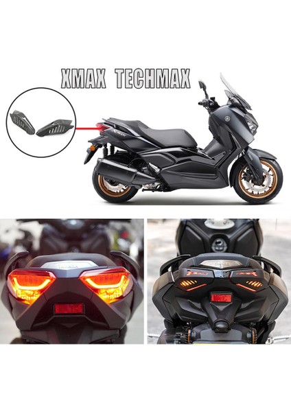 Xmax Techmax 250/300 2023-2024 Stop Koruma Modifiye Kapak Seti Karbon