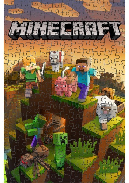 Minecraft Puzzle 99 Parça Minecraft Yapboz