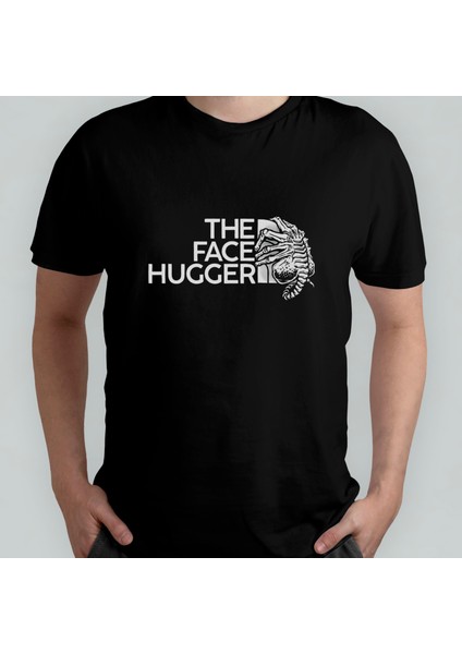 Alien The Face Hugger Pamuklu Bisiklet Yaka T-Shirt Model - 1