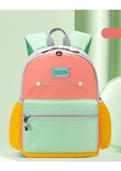 Çocuk Anaokulu ve Günlük Sırt Çantası Tablet Bölmeli Ortopedik Sırt Destekli Su Yeşili AOÇ8000-O