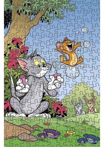 Tom ve Jerry Puzzle 99 Parça Tom ve Jerry Yapboz