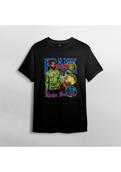 Frank Ocean Pamuklu Bisiklet Yaka T-Shirt Model - 3