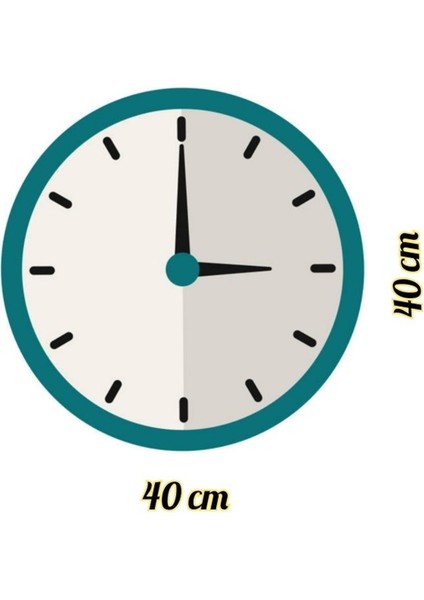 Modern Cam ve Aynalı Özel Üretim Duvar Saati (40 Cm) Altın Kare 40 x 40