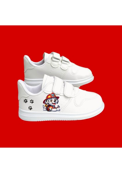 Itfaiyeci Köpek Baskılı Çocuk Spor Ayakkabı Sneaker