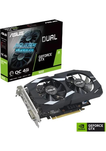 Asus Geforce DUAL-GTX1650-O4GD6-P-EVO 4gb Gddr6 128BIT 1xhdmı 1xdp 1xdvı Ekran Kartı