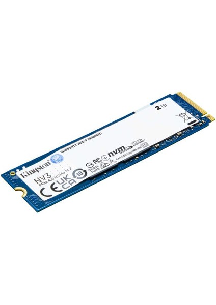 2tb Kıngston Nv3 SNV3S/2000G 6000/5000MB/S M.2 Nvme Pcıe 4.0