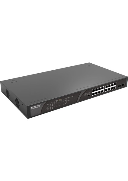 Ruıjıe Reyee RG-ES118GS-P 16GE Port 247W Poe, 2ge Sfp Uplink Rackmount Switch